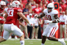 Nebraska Cornhuskers football vs Indiana Hoosiers football match player stats