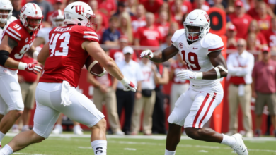 Nebraska Cornhuskers football vs Indiana Hoosiers football match player stats